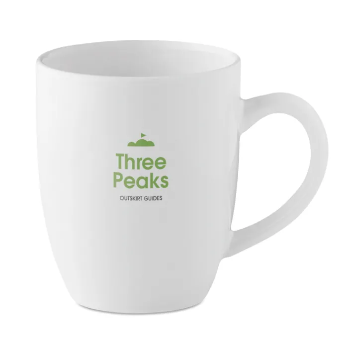 Gift Campaign Tazza pubblicitaria in ceramica per stampa 360º 300ml Crescent Plus> Tazze Mug