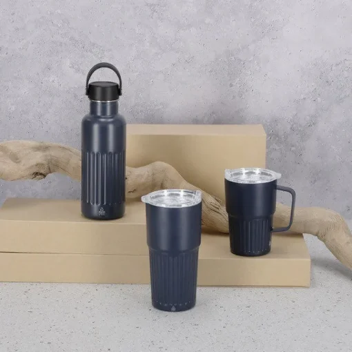 Gift Campaign Tazza termica da asporto in acciaio inox riciclato da 400ml> Bicchieri Termici Personalizzati