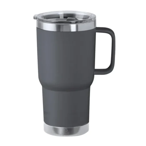 Gift Campaign Tazza termica da viaggio a doppia parete in acciaio riciclato 600ml> Bicchieri Termici Personalizzati
