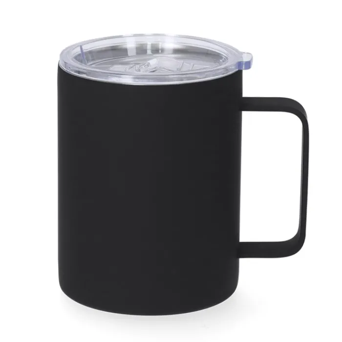 Gift Campaign Tazza termica in acciaio inox con finitura in gomma 400ml> Bicchieri Take Away