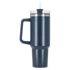 Gift Campaign Tazza termica in acciaio inossidabile e rPP con cannuccia da 1,2litri></noscript> Bicchieri Termici Personalizzati