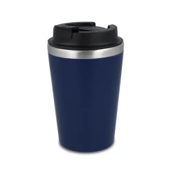 Gift Campaign Tazza termica in acciaio inox con tappo nero e bordo argentato 350ml></noscript> Bicchieri Termici Personalizzati