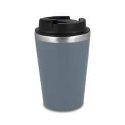 Gift Campaign Tazza termica in acciaio inox con tappo nero e bordo argentato 350ml></noscript> Bicchieri Termici Personalizzati