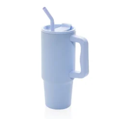 Gift Campaign Tazza termica in acciaio inossidabile riciclato con cannuccia 900ml><noscript><img width=