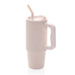 Gift Campaign Tazza termica in acciaio inossidabile riciclato con cannuccia 900ml><noscript><img width=