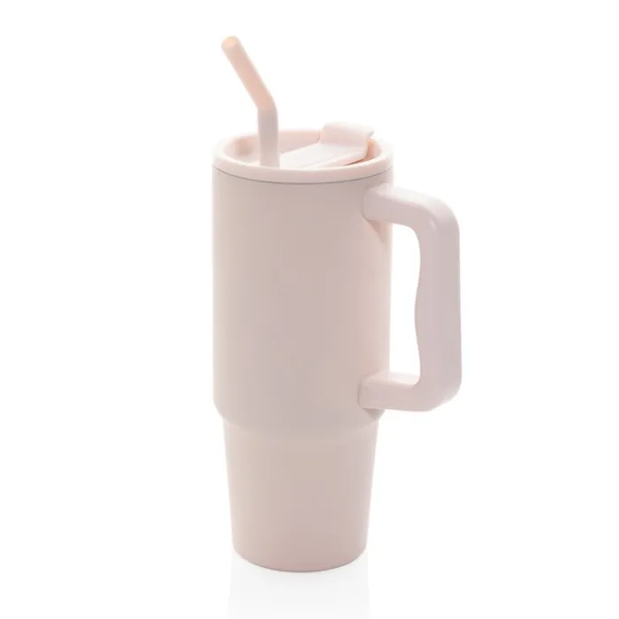 Gift Campaign Tazza termica in acciaio inossidabile riciclato con cannuccia 900ml> Borracce Termiche|Borracce Di Metallo