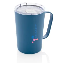 Gift Campaign Tazza termica in acciaio riciclato con manico 420ml Premium Recycled><noscript><img width=