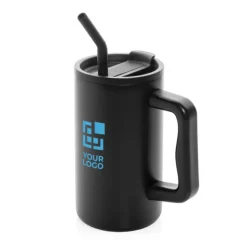 Gift Campaign Tazza termica in acciaio inox riciclato con cannuccia e tappo 800ml></noscript> Bicchieri Termici Personalizzati