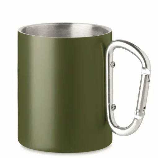 Gift Campaign Tazze di metallo personalizzate con moschettone 300ml Metal Colors> Tazze Mug