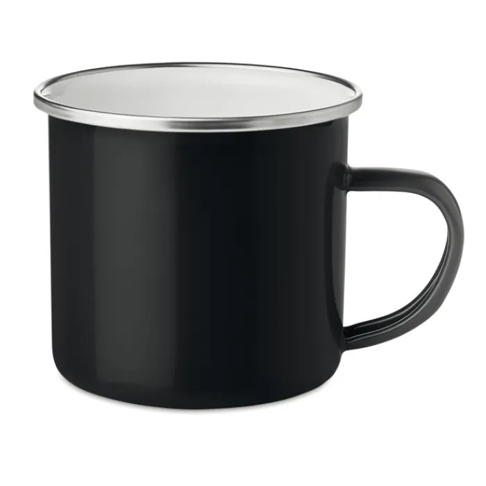 Gift Campaign Tazze di metallo personalizzate con bordo lucido 350ml Classic> Tazze Mug
