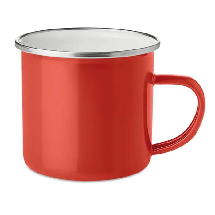 Gift Campaign Tazze di metallo personalizzate con bordo lucido 350ml Classic> Tazze Mug