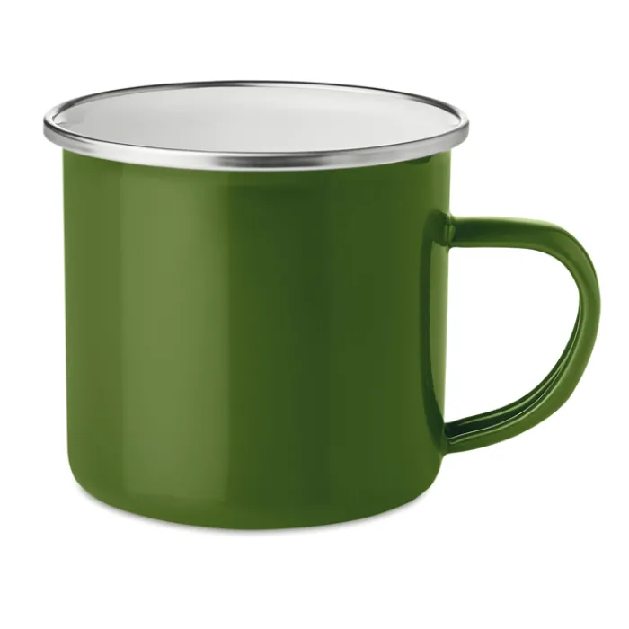 Gift Campaign Tazze di metallo personalizzate con bordo lucido 350ml Classic> Tazze Mug