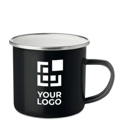Gift Campaign Tazze di metallo personalizzate con bordo lucido 350ml Classic><noscript><img width=