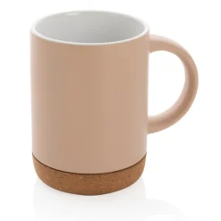 Gift Campaign Tazze personalizzate ceramica base in sughero opaca 280ml Cork Base><noscript><img width=