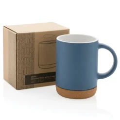 Gift Campaign Tazze personalizzate ceramica base in sughero opaca 280ml Cork Base><noscript><img width=