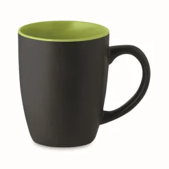 Gift Campaign Tazze promozionali in ceramica nera interno colorato 290ml Duo Black></noscript> Tazze Mug