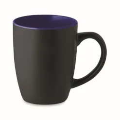 Gift Campaign Tazze promozionali in ceramica nera interno colorato 290ml Duo Black></noscript> Tazze Mug