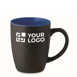 Gift Campaign Tazze promozionali in ceramica nera interno colorato 290ml Duo Black></noscript> Tazze Mug