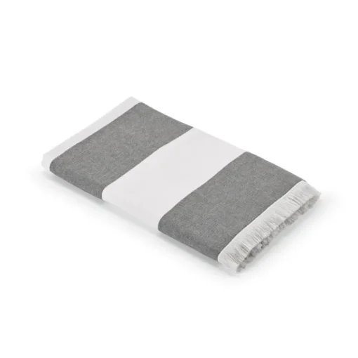 Gift Campaign Telo da spiaggia 80 x 160 cm a righe in cotone riciclato 350 g/m2> Teli Mare|Asciugamani Personalizzati