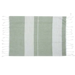 Gift Campaign Telo di cotone organico 175g/m2 tipo Hammam con motivo a righe 50x70cm> Teli Mare|Asciugamani Personalizzati