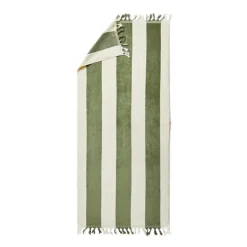 Gift Campaign Telo mare elegante a righe cotone biologico 450 gr/m2 80x180cm Seaside><noscript><img width=