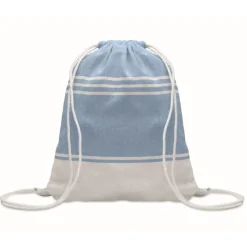 Gift Campaign Telo mare hammam in cotone e poliestere riciclato 180g/m² con zainetto><noscript><img width=