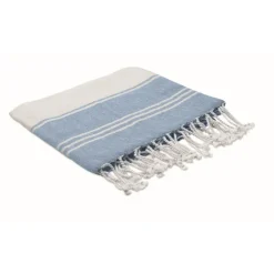 Gift Campaign Telo mare hammam in cotone e poliestere riciclato 180g/m² con zainetto><noscript><img width=