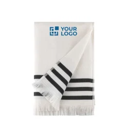 Gift Campaign Telo mare realizzato con cotone Fairtrade da 300 g/m2 e frange><noscript><img width=