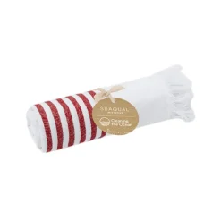 Gift Campaign Telo mare SEAQUAL in cotone e poliestere riciclato 300 g/m2 100x170 cm> Teli Mare|Asciugamani Personalizzati