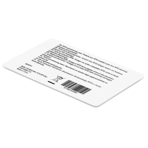 Gift Campaign Tessera RFID personalizzabile per protezione anti clonaggio Protect> Portafogli