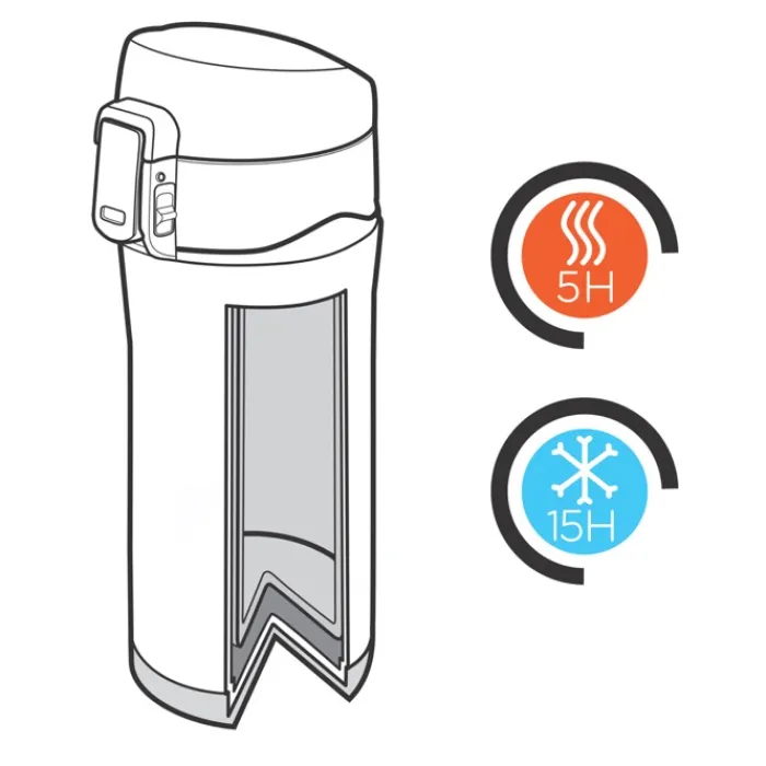 Gift Campaign Thermos con logo in acciaio riciclato RCS senza BPA 300ml Eco Roiboos> Gadget Ecologici|Thermos Personalizzati