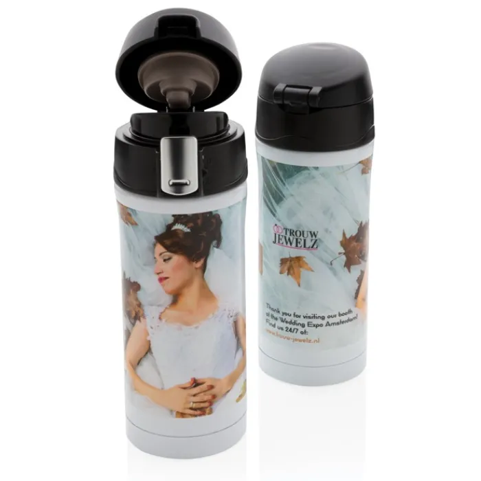 Gift Campaign Thermos con logo in acciaio riciclato RCS senza BPA 300ml Eco Roiboos> Gadget Ecologici|Thermos Personalizzati
