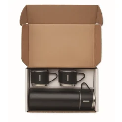 Gift Campaign Thermos da 420ml in acciaio inossidabile 420ml con 3 tazze da 150ml><noscript><img width=
