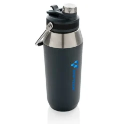 Gift Campaign Thermos in acciaio con cannuccia a forma di borraccia 1l Slender><noscript><img width=