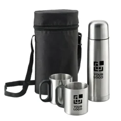 Gift Campaign Thermos in acciaio inossidabile 500ml con 2 tazze da 200ml Picnic Set></noscript> Thermos Personalizzati