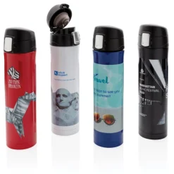 Gift Campaign Thermos in acciaio inox RCS con tappo a pressione 450ml Eco Exclusive></noscript> Gadget Ecologici|Thermos Personalizzati