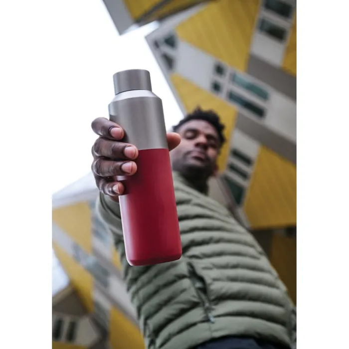 Gift Campaign Thermos in acciaio riciclato con tappo anti perdita da 600ml> Borracce Termiche|Borracce Di Metallo