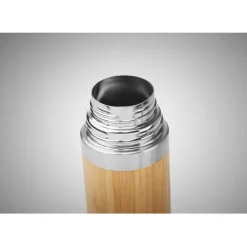 Gift Campaign Thermos personalizzati in acciaio con rivestimento in bambù 400ml><noscript><img width=