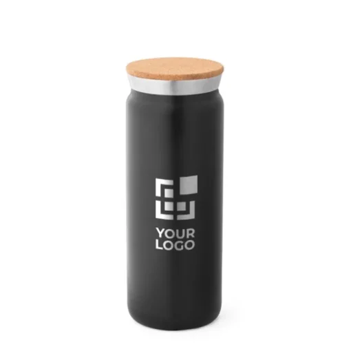 Gift Campaign Thermos promozionali a doppia parete con tappo in sughero 600ml Design> Thermos Personalizzati