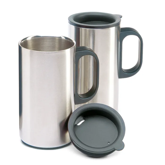 Gift Campaign Thermos pubblicitario con logo da 500ml con 2 tazze da 220ml Mug Set> Thermos Personalizzati