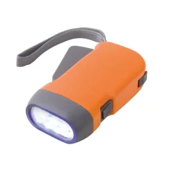 Gift Campaign Torcia con logo 3 LED dinamo laccetto e pile incluse Presslight></noscript> Torce