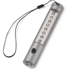 Gift Campaign Torcia in alluminio con 13 LED e luce continua o intermittente></noscript> Torce