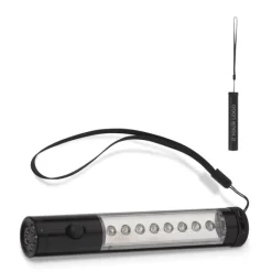 Gift Campaign Torcia in alluminio con 13 LED e luce continua o intermittente></noscript> Torce
