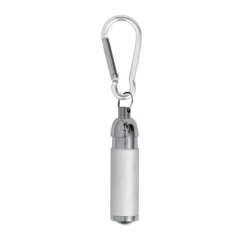 Gift Campaign Torcia in alluminio riciclato con 1 LED con moschettone colorato></noscript> Torce