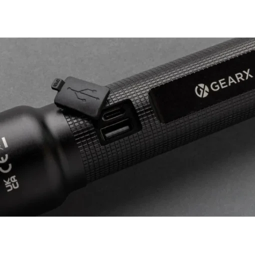 Gift Campaign Torcia in alluminio riciclato con 5 modalità di luce e portata di 800m> Torce