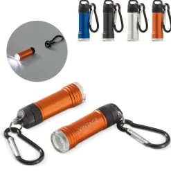 Gift Campaign Torcia magnetica in alluminio con moschettone per appenderla ovunque></noscript> Torce