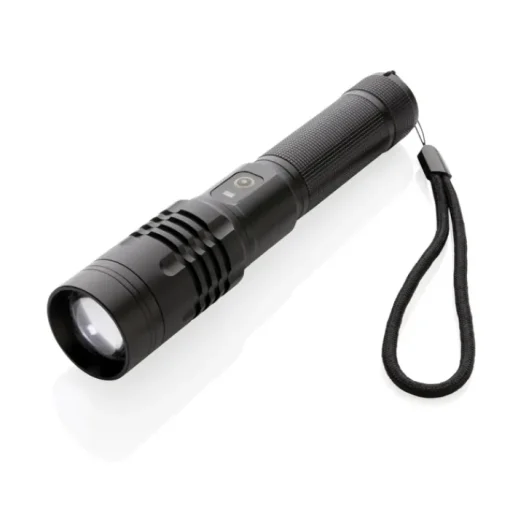 Gift Campaign Torcia promozionale 5 illuminazioni con SOS ricarca USB GearX> Gadget Per Auto|Torce