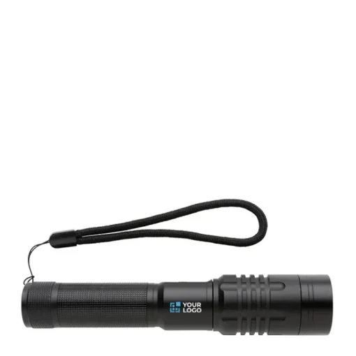 Gift Campaign Torcia promozionale 5 illuminazioni con SOS ricarca USB GearX> Gadget Per Auto|Torce