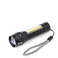 Gift Campaign Torcia ricaricabile con 1 luce LED e 10 luci COB sul manico><noscript><img width=
