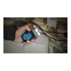 Gift Campaign Torcia tascabile a dinamo con pulsante e pile con 2 luci a LED></noscript> Torce